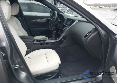 2024 Infiniti Q50 Red Sport 400 Awd из США, поврежденный, VIN JN1FV7DR2RM680666